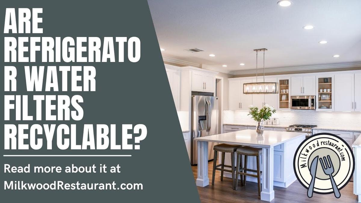Can You Recycle Refrigerator Water Filters?