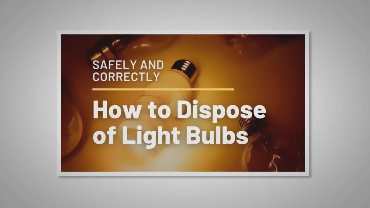 'Video thumbnail for Can You Throw Away Light Bulbs? (Incandescent