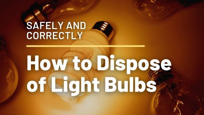 Disposing of Light Bulbs: Incandescent, Halogen, CFL, Fluorescent, and LED